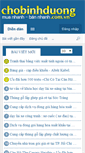 Mobile Screenshot of chobinhduong.com.vn